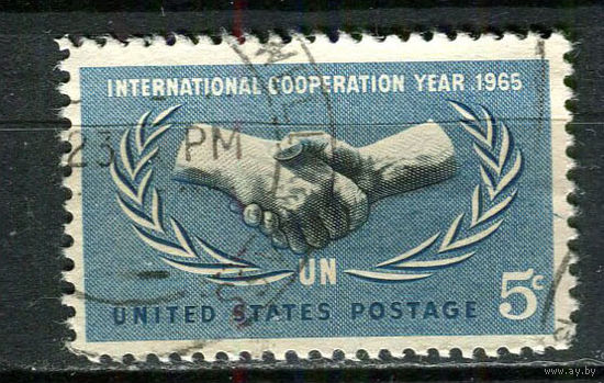США - 1965 - Международный Год сотрудничества - [Mi. 882] - полная серия - 1 марка. Гашеная.  (Лот 72Go)-T41P11