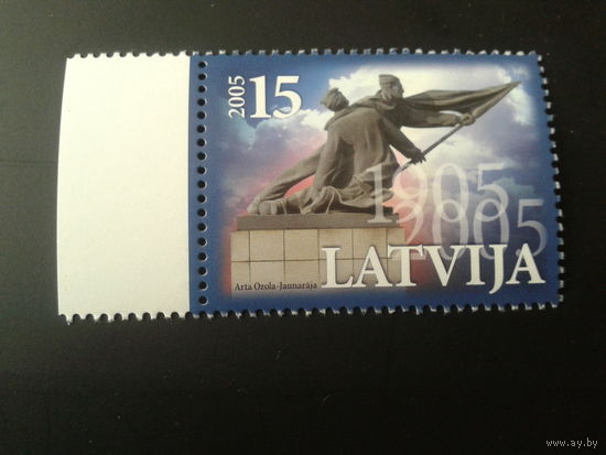 Латвия. 2005г. Революция 1905 года.