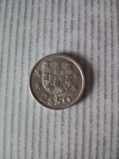 2$50 эскудо 1983г. Португалия