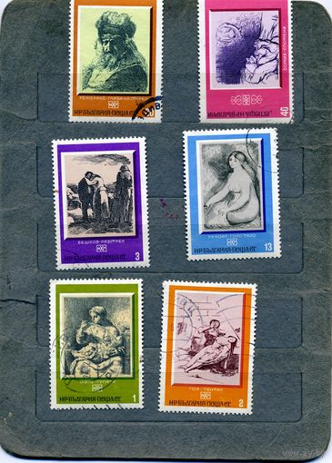 БОЛГАРИЯ,1975,  ИСКУССТВО,   серия  6м  гашеная
