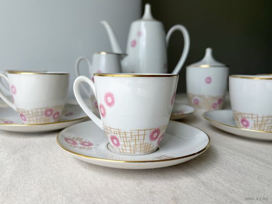 Фарфоровый сервиз Ilmenau ильменау ГДР клеймо Германия фарфор