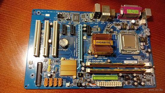 Комплект Intel Core 2 Duo E7600 (Gigabyte GA-P31-ES3G), 4Gb