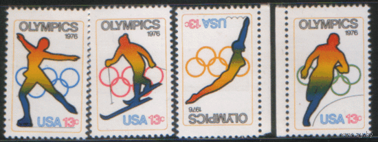 США. Зимние и летние Олимпийские игры 1976 года. чиСт.