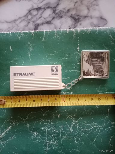 Редкий брелок фонарь СССР легендарной фирмы STRAUME RIQA Латвийская ССР с 1 руб без мц в отличном состоянии