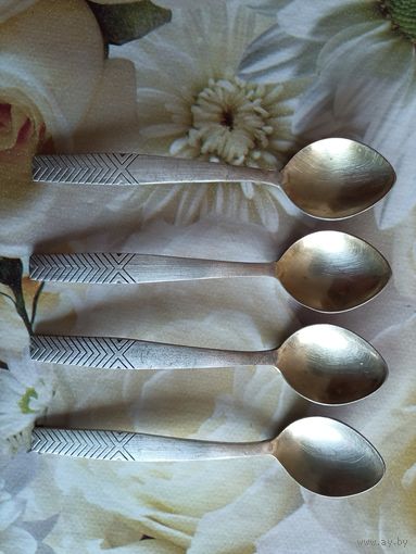 Ложки кофейные мельхиор 4шт.Таллин