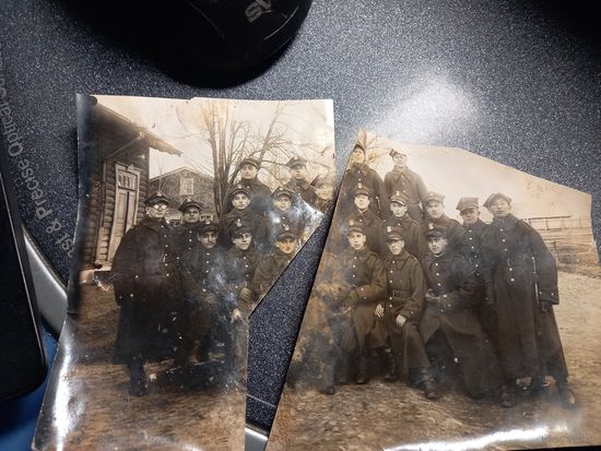 Старинная старая фотография Клецк 1930-е. замежники корпуса охраны пограничья 9 КОР Kleck Межвоенная Польша