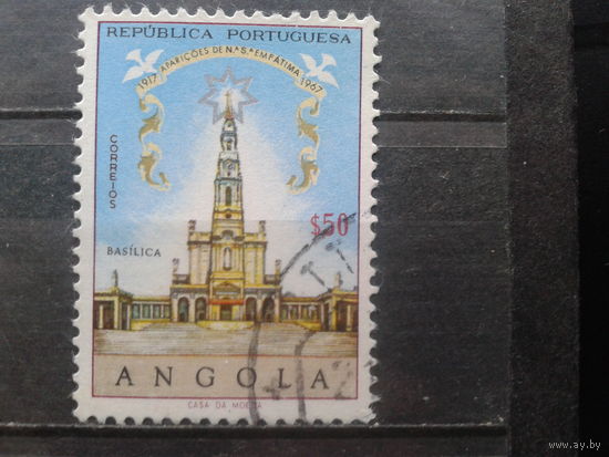 Ангола, колония Португалии, 1967. 50-я годовщина явления Фатимы, базилика