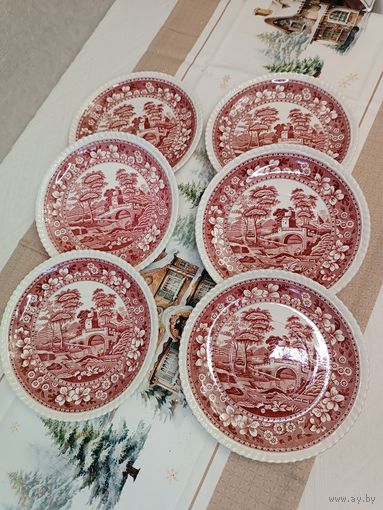 Винтажные тарелки Англия.