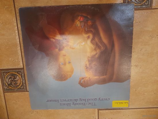 THE MOODY BLUES  "EVERY GOOD BOY DESERVES FLAVOUR"  1971 LP GERMANY THRESHOLD THS3 6.22165  NM/EX+