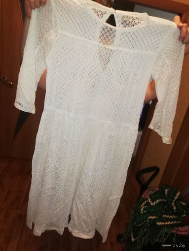 Платье свадебное винтаж30_40годы в сохране