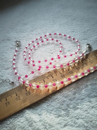 Бусы и браслет 88 Граненые