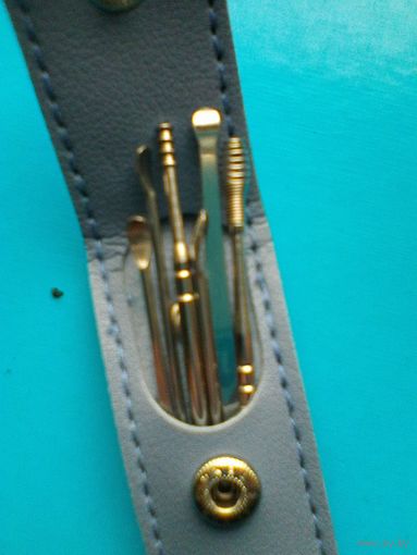 Портативный Набор для Чистки Ушей 6 в 1 - Многоразовый - В Чехле.