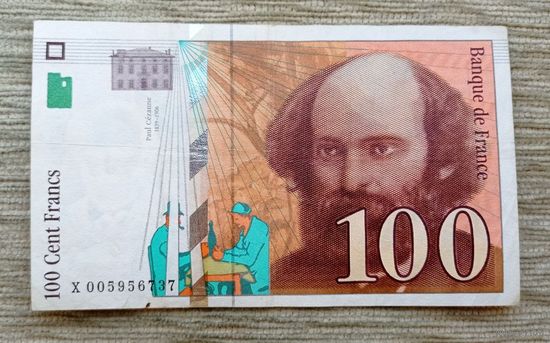 Werty71 Франция 100 франков 1997 банкнота