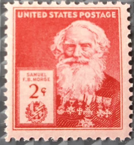1940 Знаменитые американцы ( Сэмюэл Ф.Б.Морзе) США