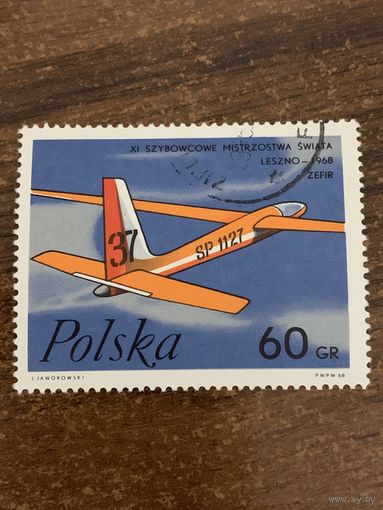 Польша 1968. 11 международные соревнования по планеризму. Полная серия