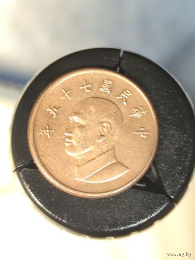 Тайвань 1 доллар 1986