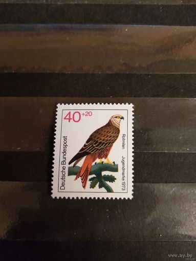 1973 ФРГ фауна птица чистая MNH** (3-10)