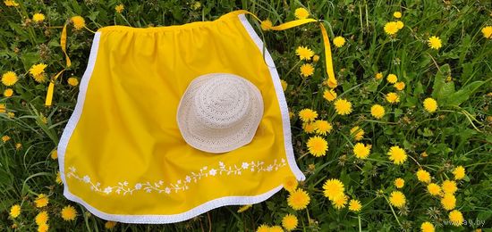 Фартух (фартук, передник, вышиванка) для беларускага народнага строю ці проста так. Новы. Ручная вышыўка.