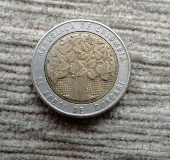 Werty71 Колумбия 500 песо 2006 биметалл