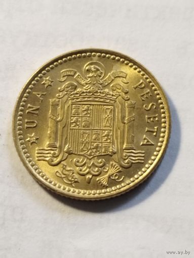Испания 1 песета 1966(75)