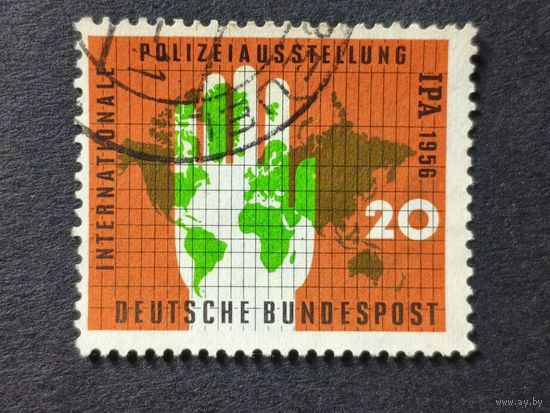 Германия 1956. Международная выставка полиции. Полная серия