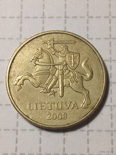 20 центов Литва 2008 год