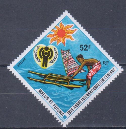 [2331] Уоллис и Футуна 1979. Дети.Игры на воде. MNH