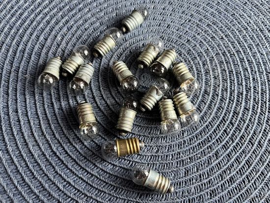 Лампочки для советской новогодней гирлянды 16 шт.