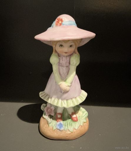 Статуэтка Девочка в шляпе С 1 рубля Англия