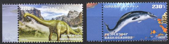 Армения 2020.  Динозавры 2 марки  (900)