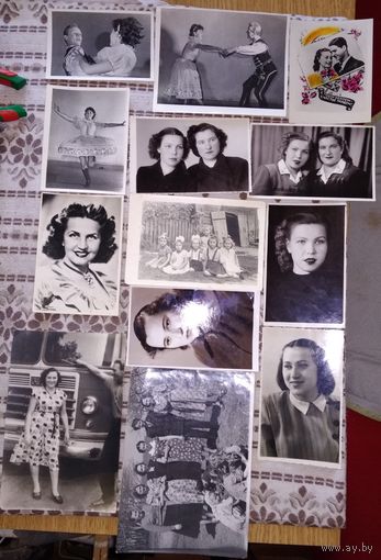 Старые фотографии 50-60 годы. 13 шт. Одним лотом.