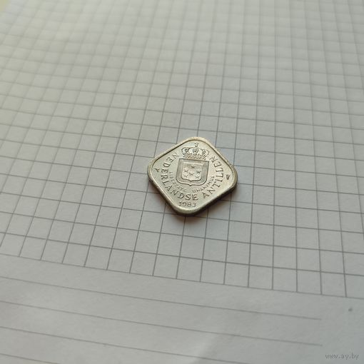 5 центов Нидерландские Антильские острова 1983 года.