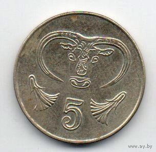 КИПРСКАЯ РЕСПУБЛИКА. 5 ЦЕНТОВ  2004