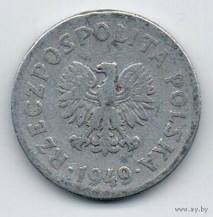 РЕСПУБЛИКА ПОЛЬША. 50 ГРОШЕЙ  1949