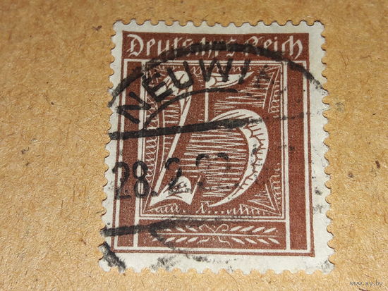 Германия Рейх 1921 Стандарт  Цифры
