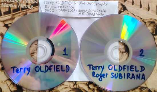 DVD MP3 дискография Terry OLDFIELD, Roger SUBIRANA (New age, Ambient, Neoclassical) -2 DVD