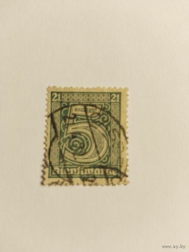 Германия 1920 марка госслужб
