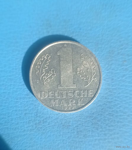 Германия ГДР 1 дойч марка 1962 год состояние