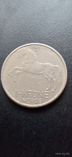 Норвегия 1 крона 1969 г.