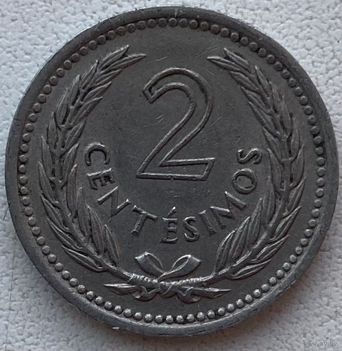 Уругвай 2 сентесимо 1953 г.
