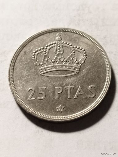 Испания 25 песет 1975(78)