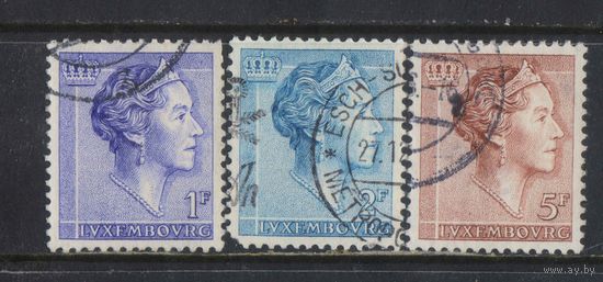 Люксембург 1960 Шарлотта Стандарт #625,628,645