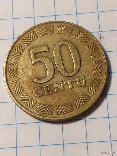 50 центов Литва 2000 год