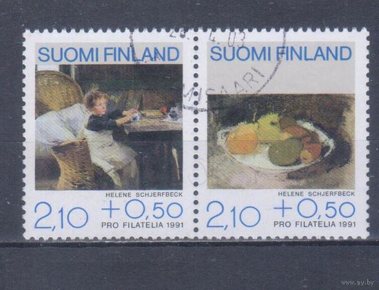 [1983] Финляндия 1991. Культура.Искусство.Живопись. Гашеная серия.