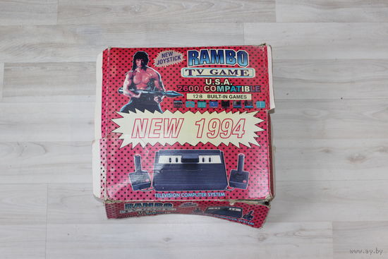 Телевизионная компьютерная система, "RAMBO", США, 128 встроенных игр, 1994 г.