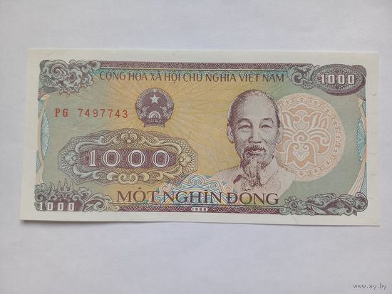 Вьетнам 1000 донг 1988 г.