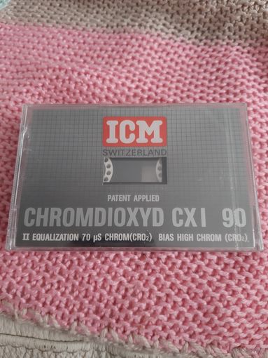Кассета ICM CHROMDIOXYD CX I 90. PATENT APPLIED