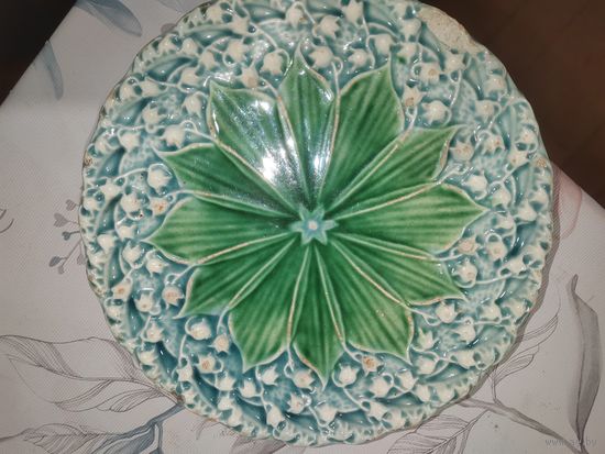 Тарелочка 19 века Ландыши