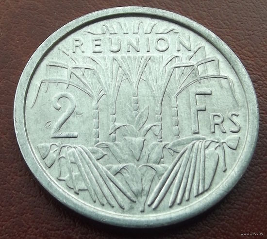 Реюньон. 2 франка 1948