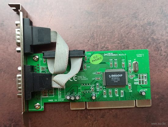 Переходник PCI -два последовательных RS-232 COM-порта